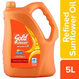 Gold Winner Refined Sunflower Oil, 5L Can