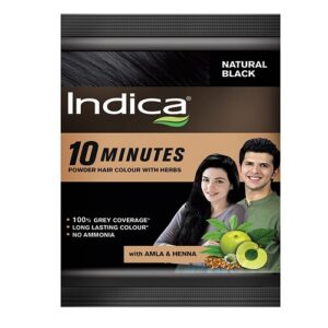 Indica 10 Minutes Powder Hair Color Natural Black